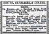 Death of Cecilia Wetherell 7 Oct 1885